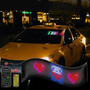Programmable red & blue led matrix panel bedroom cartoon wall decor