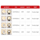 Modern black & white led metal acrylic wall light bedroom sconce