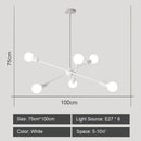 DecorBites™ LED Metal Chandeliers for Living Room - Stylish Ceiling Light for Home Decor