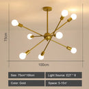 DecorBites™ LED Metal Chandeliers for Living Room - Stylish Ceiling Light for Home Decor