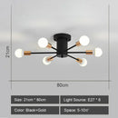 DecorBites™ LED Metal Chandeliers for Living Room - Stylish Ceiling Light for Home Decor