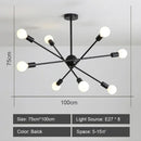 DecorBites™ LED Metal Chandeliers for Living Room - Stylish Ceiling Light for Home Decor