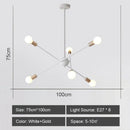 DecorBites™ LED Metal Chandeliers for Living Room - Stylish Ceiling Light for Home Decor