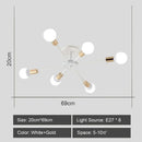 DecorBites™ LED Metal Chandeliers for Living Room - Stylish Ceiling Light for Home Decor