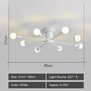 DecorBites™ LED Metal Chandeliers for Living Room - Stylish Ceiling Light for Home Decor