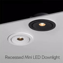 Modern black & white mini ceiling downlights kitchen spot lighting