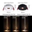Modern black & white mini ceiling downlights kitchen spot lighting