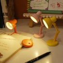 Orange pink & yellow led mini desk lamp – bedroom night light