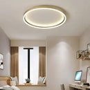 Modern golden finish led minimalist chandelier for living room