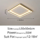 Modern golden finish led minimalist chandelier for living room