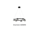 Modern black & chrome led minimalist chandelier kitchen pendant lights