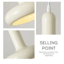 Minimalist nordic pendant ceramic led chandelier for living room