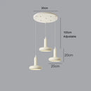 Minimalist nordic pendant ceramic led chandelier for living room