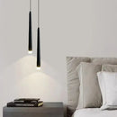Minimalist black & white led pendant lamp for bedroom dining room