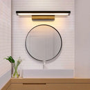 Modern black led mirror light bathroom wall lamp