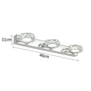 DecorBites™ LED Mirror Light: Crystal Round Wall Lamps for Bathroom and Vanity