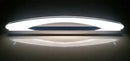 Modern curved white led mirror light fixture bathroom sconce