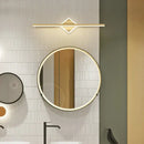 Modern gold & black led mirror light wall lamp bathroom sconce