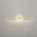 Modern gold & black led mirror light wall lamp bathroom sconce