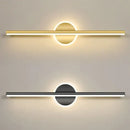Modern gold & black led mirror light wall lamp bathroom sconce