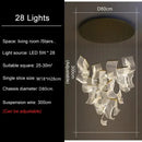DecorBites™ LED Modern Ceiling Chandelier for Living Room Staircase Restaurant Attic Home