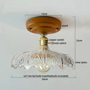 Modern pumpkin wood led modern ceiling light for living room