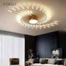 Modern black & gold starburst ceiling lights for living room