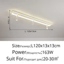 Modern white led modern chandelier with spotlights living room