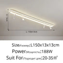 Modern white led modern chandelier with spotlights living room