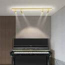 Modern white led modern chandelier with spotlights living room