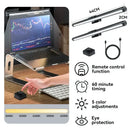 Sleek black rgb led monitor bar desk lamp for office gaming setup