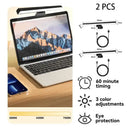 Sleek black rgb led monitor bar desk lamp for office gaming setup