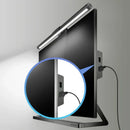 Sleek black rgb led monitor bar desk lamp for office gaming setup