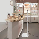 White adjustable led moon beauty floor lamp for bedroom treatments