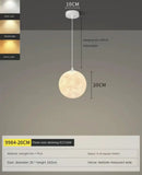 Modern led moon planet ceiling chandelier for bedroom lighting