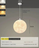 Modern led moon planet ceiling chandelier for bedroom lighting