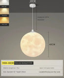 Modern led moon planet ceiling chandelier for bedroom lighting