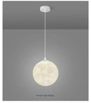 Modern led moon planet ceiling chandelier for bedroom lighting