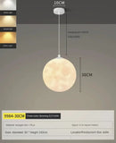 Modern led moon planet ceiling chandelier for bedroom lighting