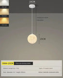 Modern led moon planet ceiling chandelier for bedroom lighting