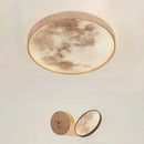 Decorbites led moon wood ceiling light and clock bedroom set