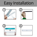 Slim white led motion sensor night light bedroom strip light