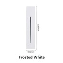 Modern silver led motion sensor wall lamps bedroom decor lighting