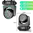 Black led moving head wash light – living room stage lighting
