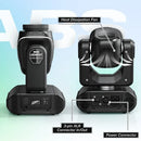DecorBites™ LED Moving Head Light with 10 Gobos & Remote Control for Events
