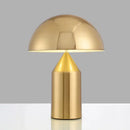 Modern gold mushroom table lamp for bedroom