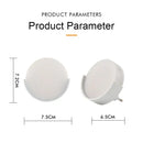 Modern circular white led night light bedroom wall lamp
