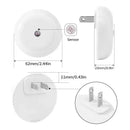 Modern orange circular led night light for bedroom smart sensor