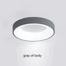 Modern white frosted glass led nordic ceiling light bedroom