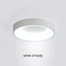Modern white frosted glass led nordic ceiling light bedroom